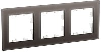 Рамка универсальная Systeme Electric AtlasDesign Nature 3-м. стекло мокко